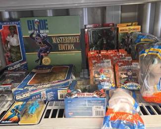 7654  NEW GI Joe Action Figures, Tech Deck Dudes  More 