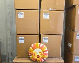 4596  NEW 54 Opalhouse Sun Face 16 Round, Fringe  Embroidered Throw Pillows 