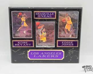 1828  Los Angeles Lakers Framed Player Collector Cards 