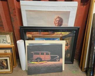 6504  7 Framed Works of Art, Some Signed by Artists 