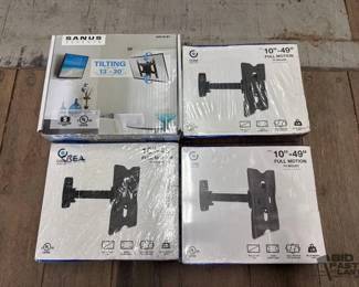 7556  NEW 4 TV Mounts 