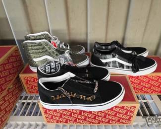 7026  NEW 3 Pairs of Vans Shoes 