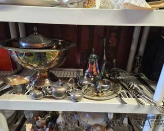 6096  Silver Plated Dinnerware 