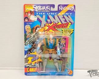 1932  Signed Marvels XMen Cable Action Figure 