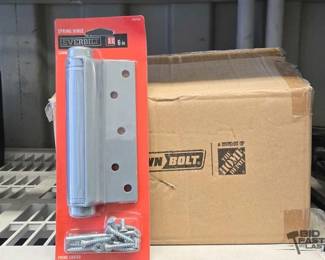 8060  NEW 24 Everbilt 6 Spring Hinge Commercial Grade 