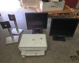 2694  Dell Monitors, Monitor Stands  HP Printer 