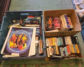 6054  DVDs, VHS Tapes, and RCA Selectavision Video Discs 