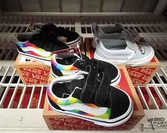 7080  NEW 3 Pairs Vans Toddler Shoes 