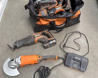 2512  Rigid Tool Bag and Power Tools 