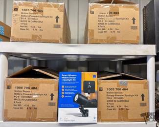 8070  NEW 15 Motion Sensor Battery Powered Spotlight Kit 