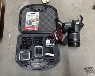 2627  Cannon Camera, GoPro and Accessories 