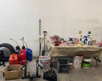 Variety Of Garage Items
