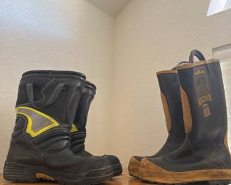 Globe Supreme Pull On Structual Fire Fighter Boots and Firewalker Ranger Insulated Boots Steel Toe