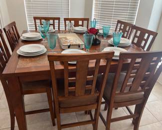 Ashley Furniture Dining Room Set and 8 Chairs