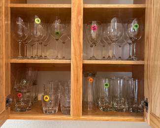 Wine Glasses and Tea Glasses
