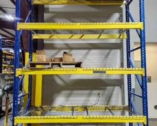 1 Section of Industrial Warehouse Pallet Racking System - Retail: $3,500