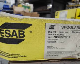 (1) ESAB Spoolarc 8 Welding Wire - 1/8\" Diameter