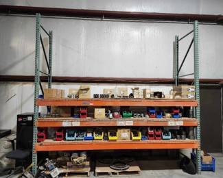 1 Section of Industrial Warehouse Pallet Racking System - Retail: $450