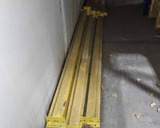 (12) Warehouse Pallet Rack Beams - Yellow - Retail: $75