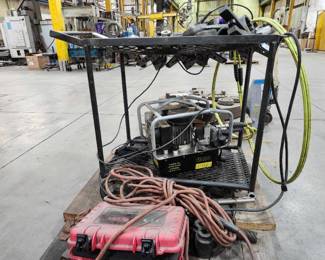 Industrial Hydraulic Torque Wrench System with Cart