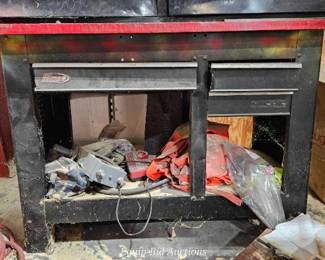 Ball Bearing Industrial Tool Cabinet with Contents - Retail: $175