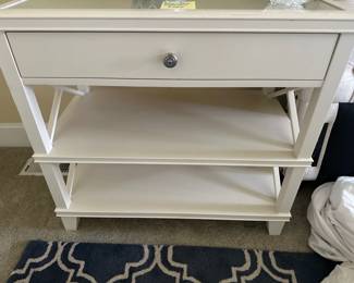 Pottery Barn Clara Lattice Nightstands - 2 available