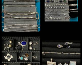 Sterling Silver jewelry and we will also have more costume jewelry than I could ever show!