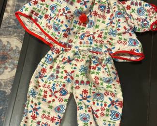 Vtg. Cabbage Patch Kids Doll Style Pajama Set