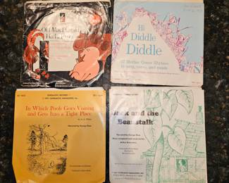 Scholastic Records 33 rpm 7” Vinyl Records!