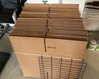 3 Sets of Corrugated Shipping Boxes 