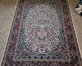 Oriental Weavers of America CAIR Collection Flora Wine 94”x65” USA Rug & 2'x8' Runner!
