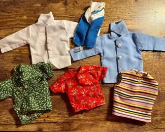 Vtg. Mattel Barbie & Ken Doll Misc. Shirts