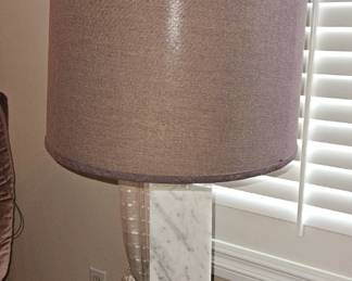 1960s Carrara Column Table Lamp!