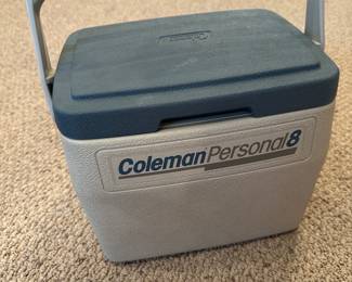 Vtg. Coleman Personal 8 Blue Lid 