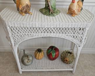 Wicker Small Sofa Table!
