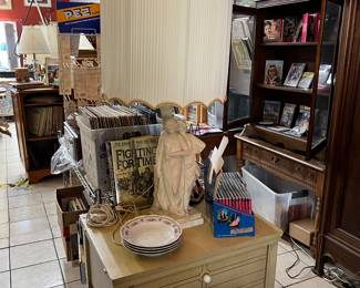 1950'S TABLE LAMP W/ FAB LAMP SHADE!