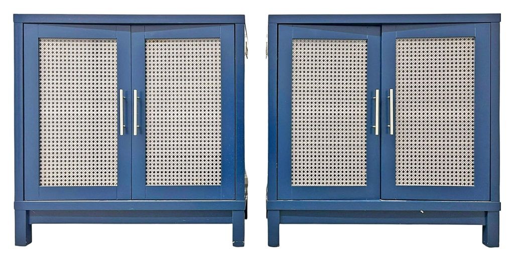 2 Sauder Vista Key Accent Cabinets