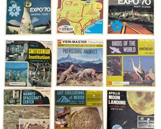 Lot of 9 Vintage Gof ViewMaster Reels