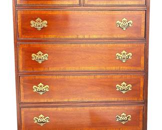 Dixie Chippendale Mahogany Dresser