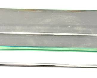 Tempered Glass Metal Shelf