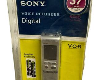 Sony Digital Voice Recorder 64MB NEW