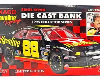 Ernie Irvan 88 Diecast Race Car Bank