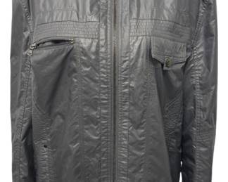 Vintage King Don Nylon Moto Jacket