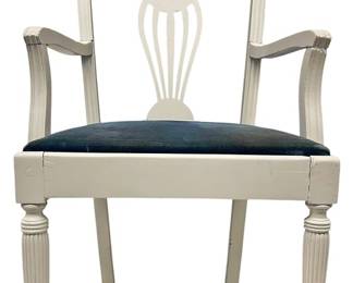 Painted ChippendaleStyle Dining Chair