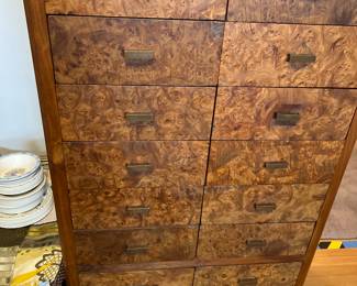 Burlwood Dresser
