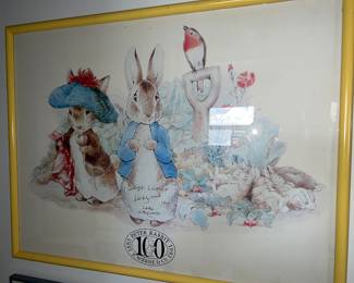 Signed Peter Rabbit Artwork