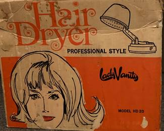 Vintage Lady Vanity Hair Dryer