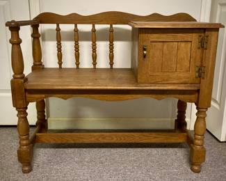 Vintage Telephone Bench