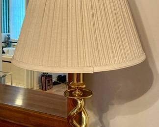 Brass Barley Twist Lamp