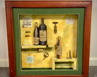 Bar Themed Shadowbox Artwork